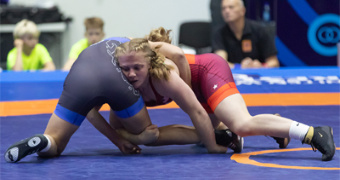 Kilty to wrestle for world title, Fiske in bronze-medal match