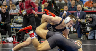 PSU extends lead at NCAAs, advances 5 to finals