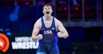 Coon to wrestle for world title after getting 4 falls in 4 matches