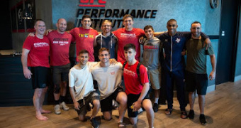 Cornell wrestlers visit UFC Performance Institute before U.S. Open