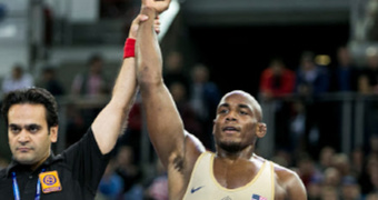 Gilman, Dake, Cox advance to semifinals at World Championships