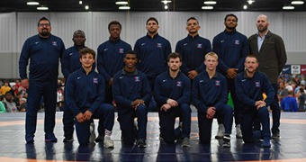 Greco-Roman World Team set, Coon upends Smith