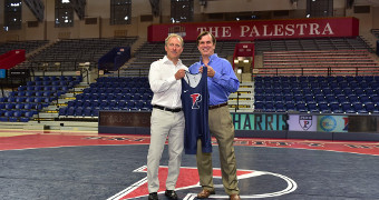 Sixers team owner gives Penn wrestling $1M gift