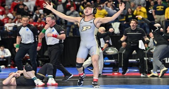 Ramos Stuns Lee and Penn State Puts Five in the NCAA Finals