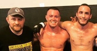 Wrestling coaches behind fighters on Saturday's UFC card