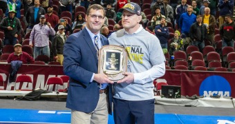 Stoll, Nickal, Sanderson earn NWCA post-event awards at NCAAs