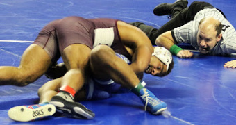 Augsburg goes 10-for-10 in first session, leads team race at NCAA DIII Championships