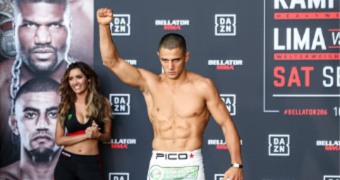 Pico destroys veteran Higo in first round at Bellator 206