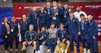 Freestyle team collects 8 golds to complete team title sweep at Junior Pan Ams